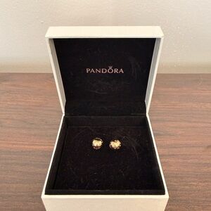 GENUINE Pandora Rose Gold Bracelet Clips